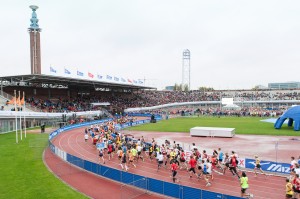 Olympic Stadium start TCS Amsterdam Marathon01