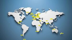 Verdenskort på engelsk